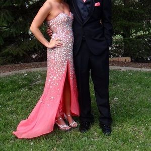 Terani Couture Pink Prom Dress